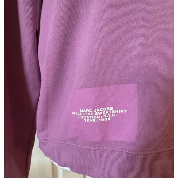 Marc Jacobs Women’s Sweatshirt Cotton Pink Size M - Picture 3 of 9